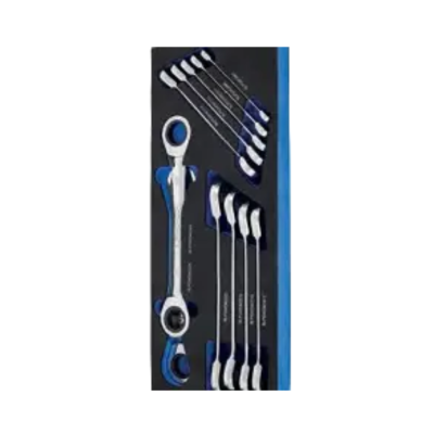 Blue-Point รุ่น BPS25A ชุดประแจแหวนก๊อกแก๊ก 2 ข้าง RAT WR DBL RING SET