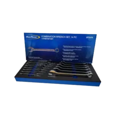 Blue-Point รุ่น BPS4PA ชุดประแจแหวนข้างปากตาย COMB.WR SET HIGH POLISH