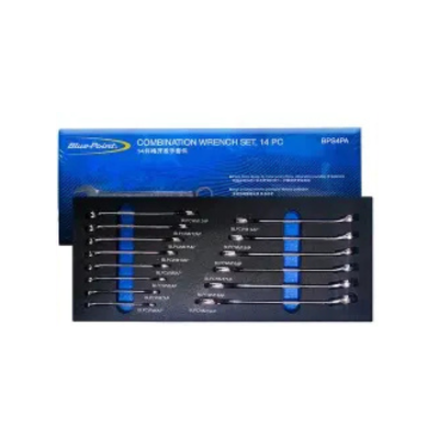 Blue-Point รุ่น BPS4PA ชุดประแจแหวนข้างปากตาย COMB.WR SET HIGH POLISH