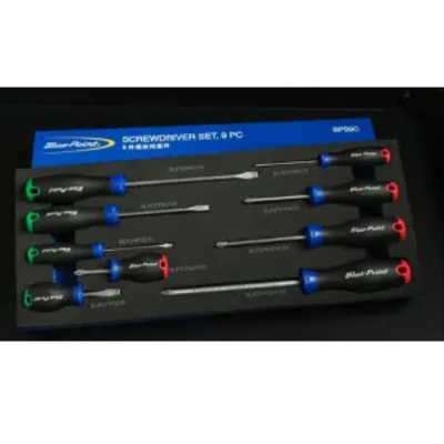 Blue-Point รุ่น BPS9C ชุดไขควงมาตรฐาน SCREWDRIVER FOAM SET