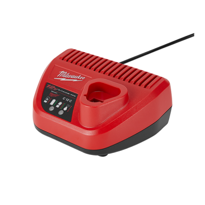 Milwaukee รุ่น C12 C แท่นชาร์จแบตเตอรี่ 12 โวลต์