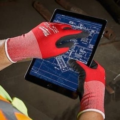 Milwaukee รุ่น 48-22-8902 ถุงมือกันบาด Cut 1 Dipped Gloves - L