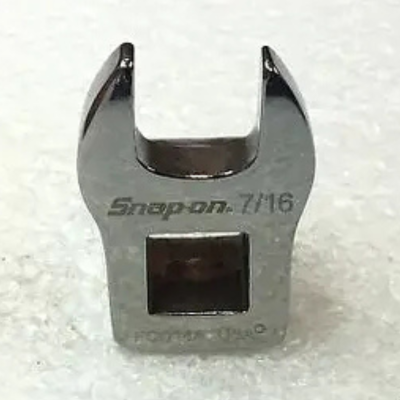 Snap-on รุ่น FCO14A ประแจตีนกา (Crowfoot) แบบปากปิด 6 เหลี่ยม ขนาด 7/16 นิ้ว (ระบบนิ้ว) รูขับ 3/8 นิ้ว
