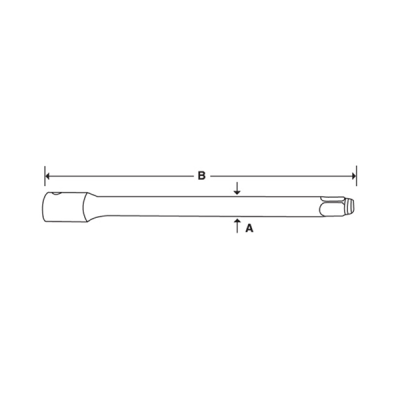 Snap-on รุ่น L62 ด้ามขันแข็ง 3/4 นิ้ว (6 หุน) Breaker Bar (ด้ามขันเซอรกิต)