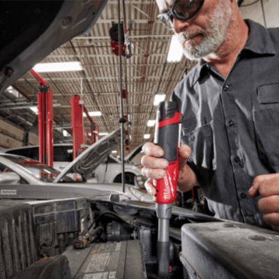 Milwaukee รุ่น M12 FHIR14LR-0 ประแจบล็อกด้ามฟรีไร้สายคอยาว 12 โวลต์ 1/4" (เครื่องเปล่า)