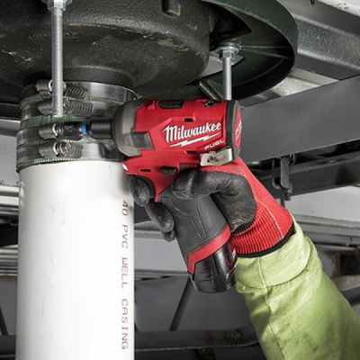 Milwaukee รุ่น M12 FQID-0 ไขควงกระแทกไร้สาย 12 โวลต์ ระบบไฮดรอลิก (เครื่องเปล่า)