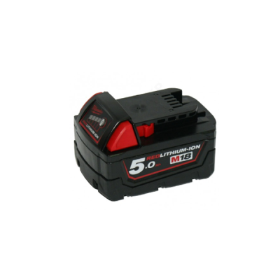 Milwaukee รุ่น M18 B5 แบตเตอรี่ 18 โวลต์ 5.0 แอมป์อาว