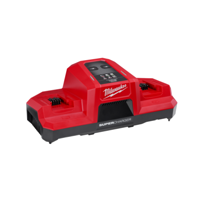 Milwaukee รุ่น M18 DBSC SA M18 แท่นชาร์จแบตเตอรี่ แบบซูเปอร์ชาร์จ 2 ช่อง