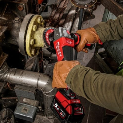 Milwaukee รุ่น M18 FSAGV100XPDB-0X0 M18 FUEL™ เครื่องเจียร 4” ปรับความเร็วรอบได้ สวิทซ์ท้อง ระบบเบรค