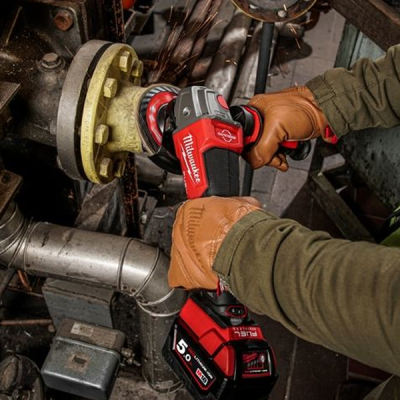 Milwaukee รุ่น M18 FSAGV125XPDB-0X0 M18 FUEL™ เครื่องเจียร 5” ปรับความเร็วรอบได้ สวิทซ์ท้อง ระบบเบรค