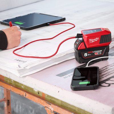 Milwaukee รุ่น M18 TC-0 M18 TOP-OFF™ แท่นชาร์จ USB-C