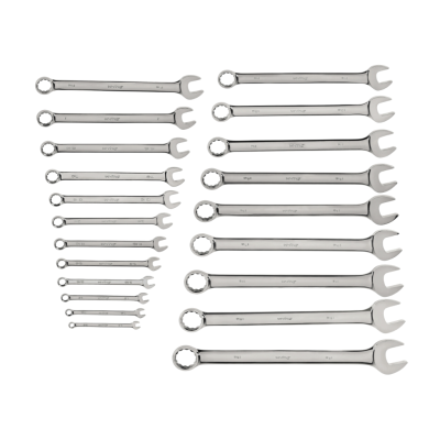 Snap-on รุ่น OEX724KB ชุดประแจรวม 24 ชิ้น ชุดประแจรวม (ข้างโอเพ่น-ข้างแหวน) ชุดใหญ่ 24 ชิ้น ครอบคลุมตั้งแต่น็อตตัวเล็กไปจนถึงน็อตขนาดใหญ่
