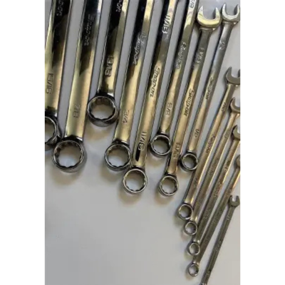 Snap-on รุ่น OEX724KB ชุดประแจรวม 24 ชิ้น ชุดประแจรวม (ข้างโอเพ่น-ข้างแหวน) ชุดใหญ่ 24 ชิ้น ครอบคลุมตั้งแต่น็อตตัวเล็กไปจนถึงน็อตขนาดใหญ่