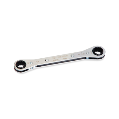 Snap-on รุ่น R1214C ประแจแหวนผ่าแบบเยื้อง (Offset Flare Nut Wrench) 3/8" x 7/16" (หน่วยนิ้ว - SAE)