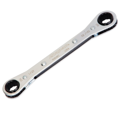 Snap-on รุ่น R1214C ประแจแหวนผ่าแบบเยื้อง (Offset Flare Nut Wrench) 3/8" x 7/16" (หน่วยนิ้ว - SAE)
