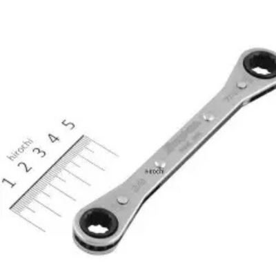 Snap-on รุ่น R1214C ประแจแหวนผ่าแบบเยื้อง (Offset Flare Nut Wrench) 3/8" x 7/16" (หน่วยนิ้ว - SAE)