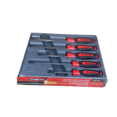 Snap-on รุ่น SGDP50BR ชุดไขควงปากแฉก ด้ามแข็งสีแดง (5 ชิ้น)
