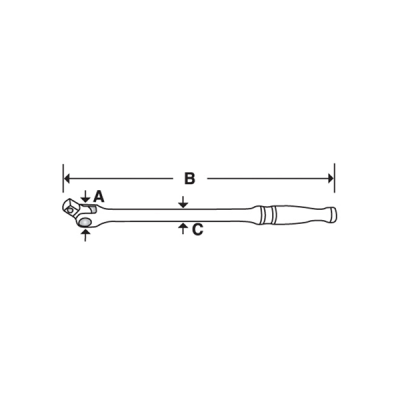 Snap-on รุ่น SN18B ด้ามขันยาว 1/2" ตัวช่วยสำคัญสำหรับประแจปอนด์ QD2R200A ของคุณครับ ใช้สำหรับ "คลายน็อตล้อ" หรือน็อตช่วงล่างที่แน่นจัดๆ ด้วยความยาว 18 นิ้ว จะช่วยผ่อนแรงได้มหาศาล และป้องกันไม่ให้ประแจปอนด์ของคุณต้องรับภาระหนักเกินไปจนเสียคว