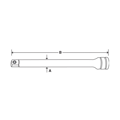 Snap-on รุ่น SXK5 ข้อต่อ 1/2" แบบมีลายกันลื่น