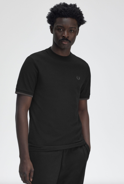 Tipped Cuff Piqué Shirt