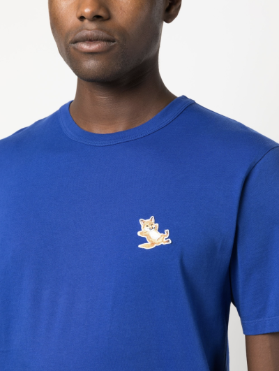 Maison Kitsuné Chillax Fox cotton T-shirt oyal blue