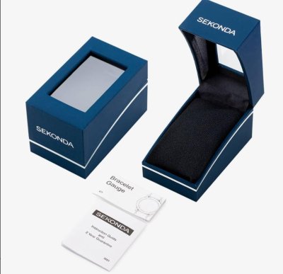 Sekonda Maverick Men's Watch | Silver Case & Stainless Steel Bracelet with Black Dial