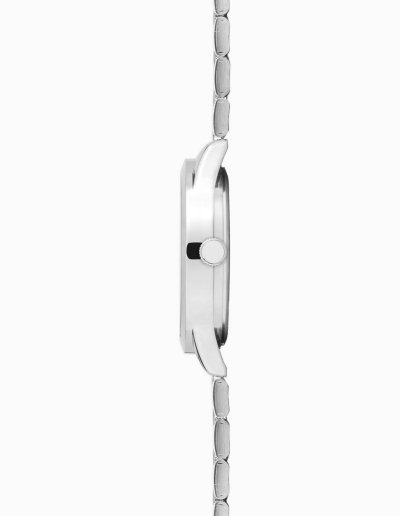 Sekonda analogue watch in silver & blue