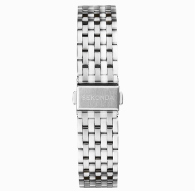 Sekonda Maverick Men's Watch | Silver Case & Stainless Steel Bracelet with Black Dial | 30038