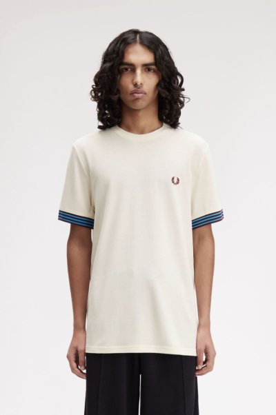 Striped Cuff T-Shirt