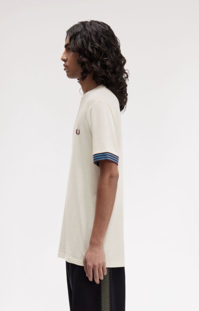 Striped Cuff T-Shirt