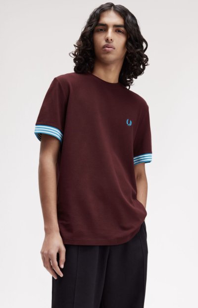 Striped Cuff T-Shirt