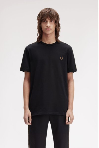 Contrast Tape Ringer T-Shirt