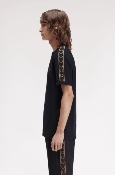 Contrast Tape Ringer T-Shirt