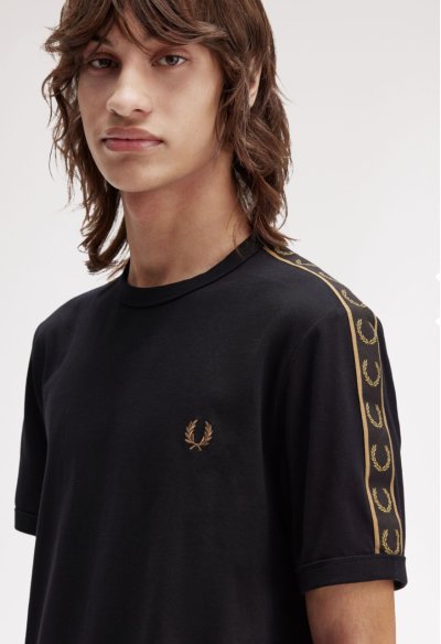 Contrast Tape Ringer T-Shirt