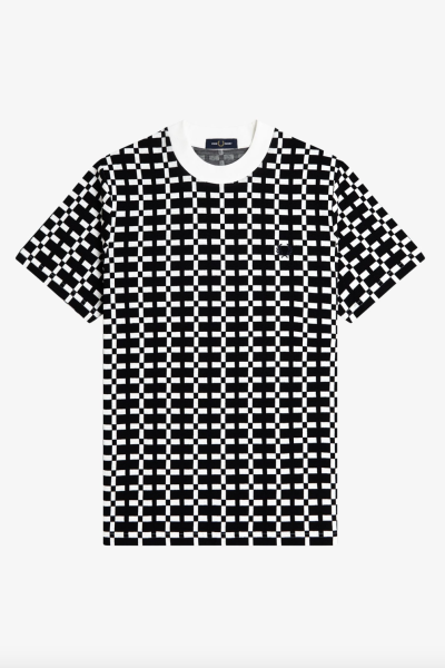 Geometric Jacquard T-Shirt