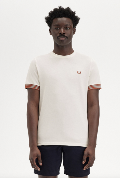 Striped Cuff T-Shirt