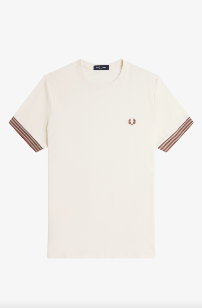Striped Cuff T-Shirt