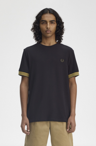 Striped Cuff T-Shirt
