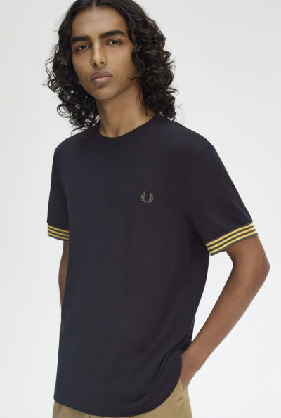 Striped Cuff T-Shirt
