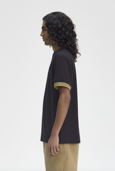 Striped Cuff T-Shirt