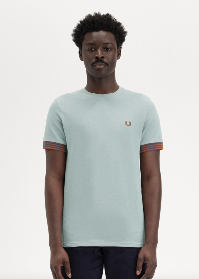 Striped Cuff T-Shirt