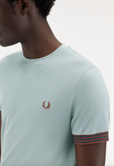 Striped Cuff T-Shirt