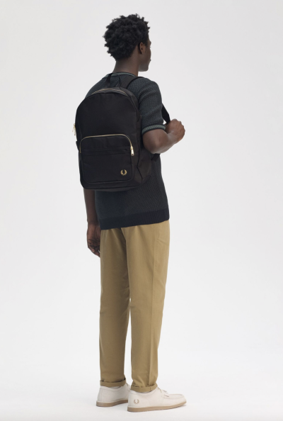 Textured Nylon Backpack