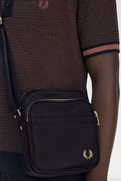 Textured Nylon Side Bag