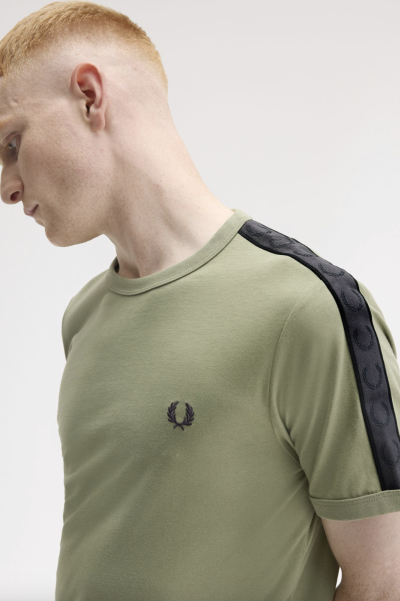 Contrast Tape Ringer T-Shirt