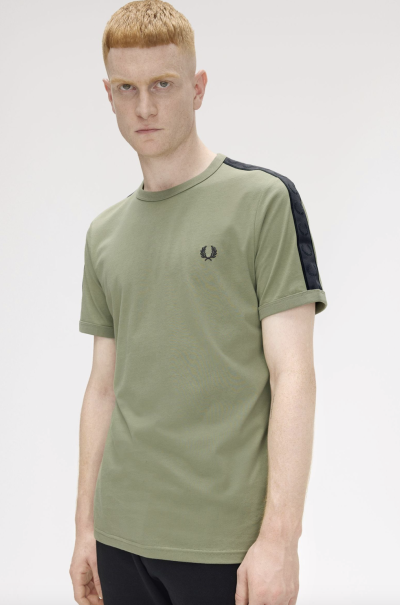 Contrast Tape Ringer T-Shirt