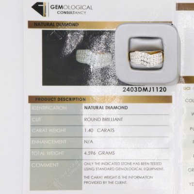 แหวนทองประดับเพชร ดีไซน์เรียบง่าย ใส่ได้ทุกวัน Gold Diamond Ring