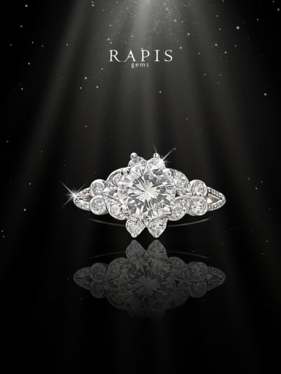 แหวนเพชรรูปดอกมะลิ