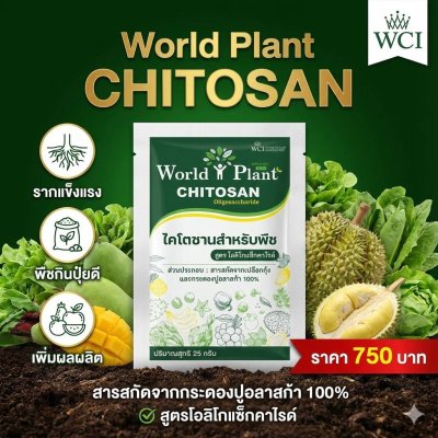 เวิลด์แพลนท์ไคโตซาน & กรดอะมิโน ซื้อ 12 ชุด แถมฟรี! 6 ชุด