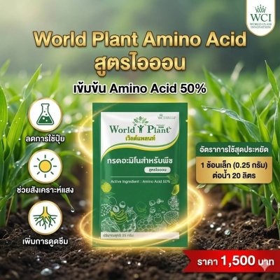 เวิลด์แพลนท์ไคโตซาน & กรดอะมิโน ซื้อ 12 ชุด แถมฟรี! 6 ชุด